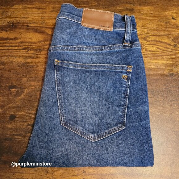 Madewell Jeans 28 Skinny 10" High Rise Rosecliff H6319 Tummy Control Raw Hem - Picture 3 of 12